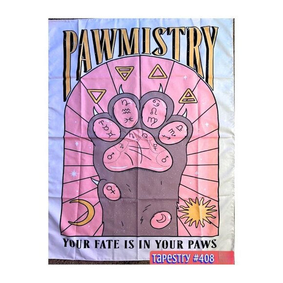 Cute Palmisty Cat Tapestry Hanging Wall Decor - Picture 1 of 1